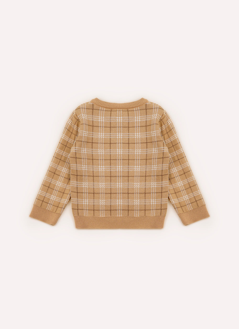 Blusa Tricot Maxi Xadrez Jacquard Cachorro For Boys