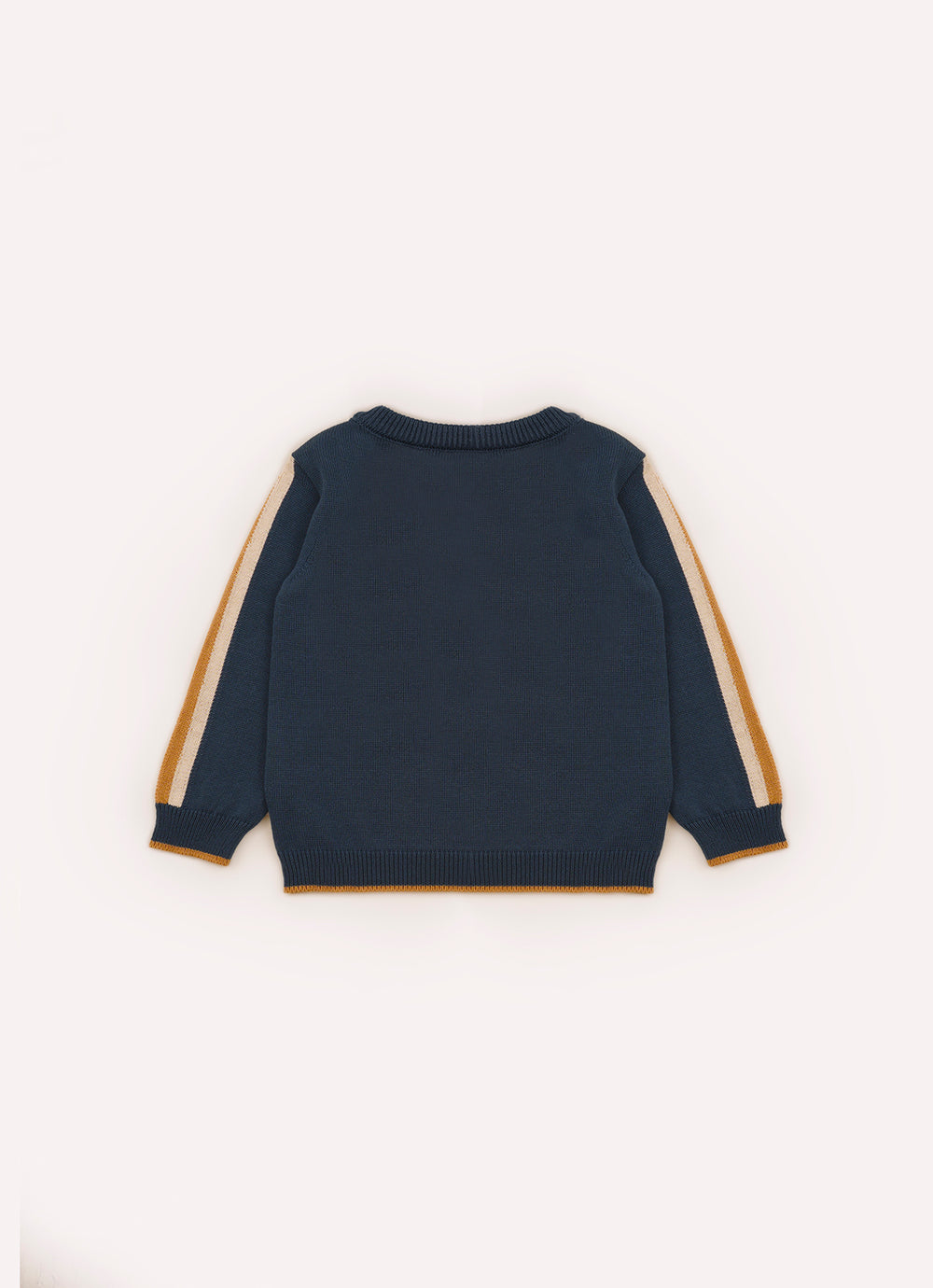 Blusa Tricot Bolso Cahorro Listras For Boys