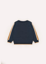 Blusa Tricot Bolso Cahorro Listras For Boys