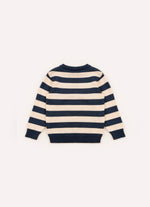 Blusa Tricot Listrada Intarsia Cachorro For Boys