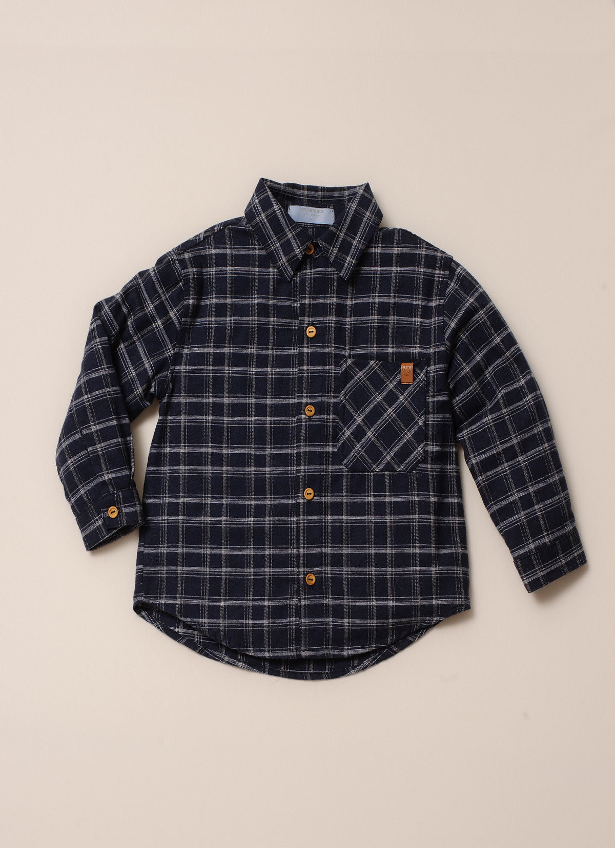 Camisa Xadrez Flanelada Blue For Boys