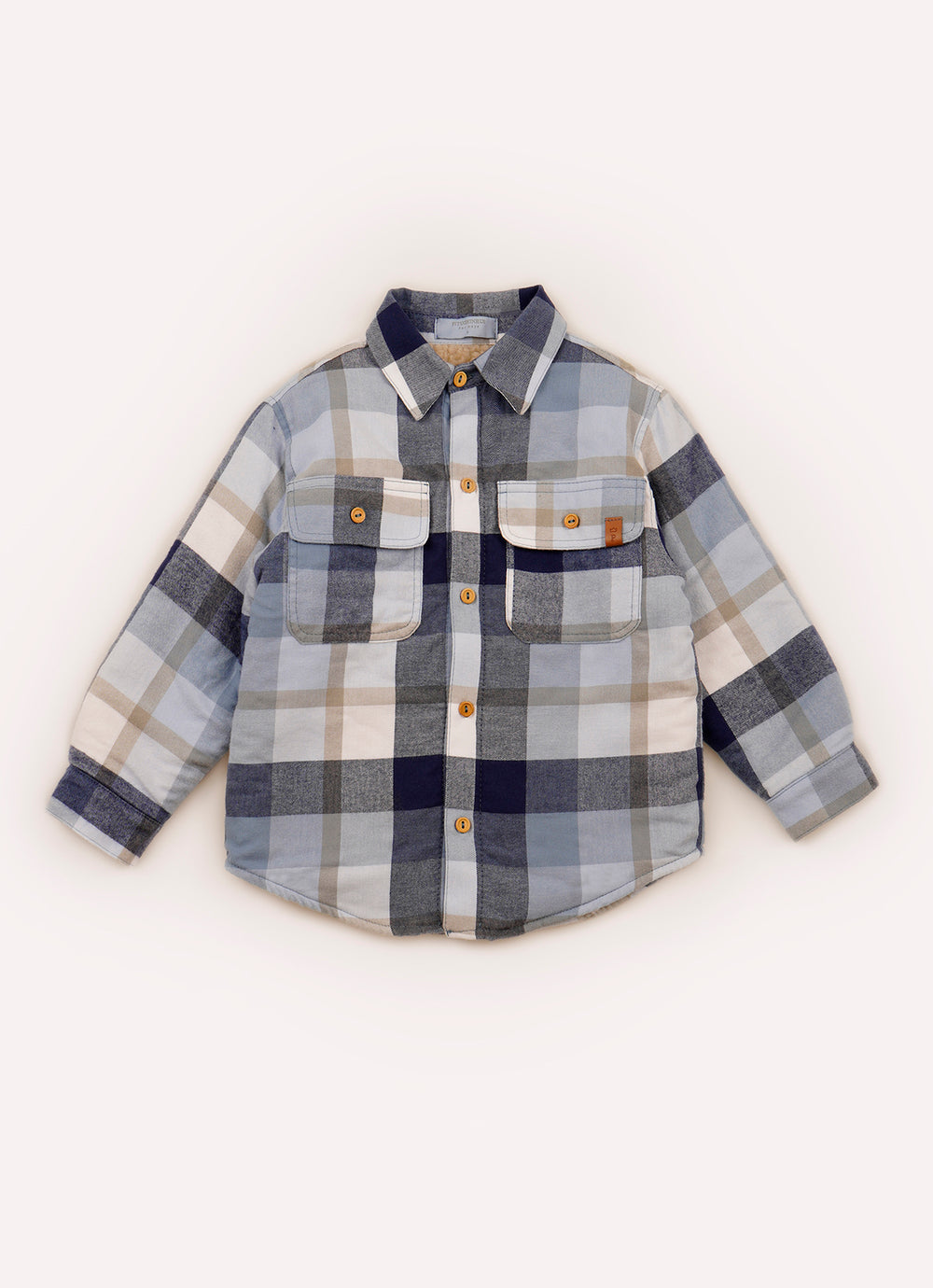 Camisa Xadrez Flanelada Forro Pele Carneirinho For Boys