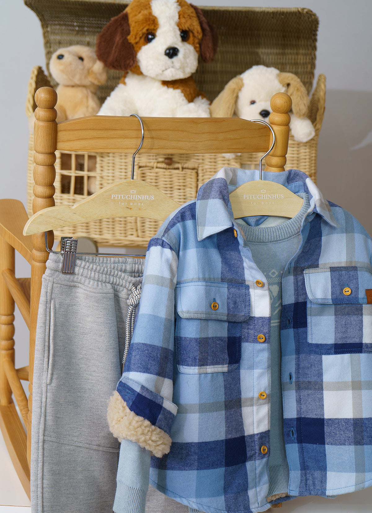 Camisa Xadrez Flanelada Forro Pele Carneirinho For Boys
