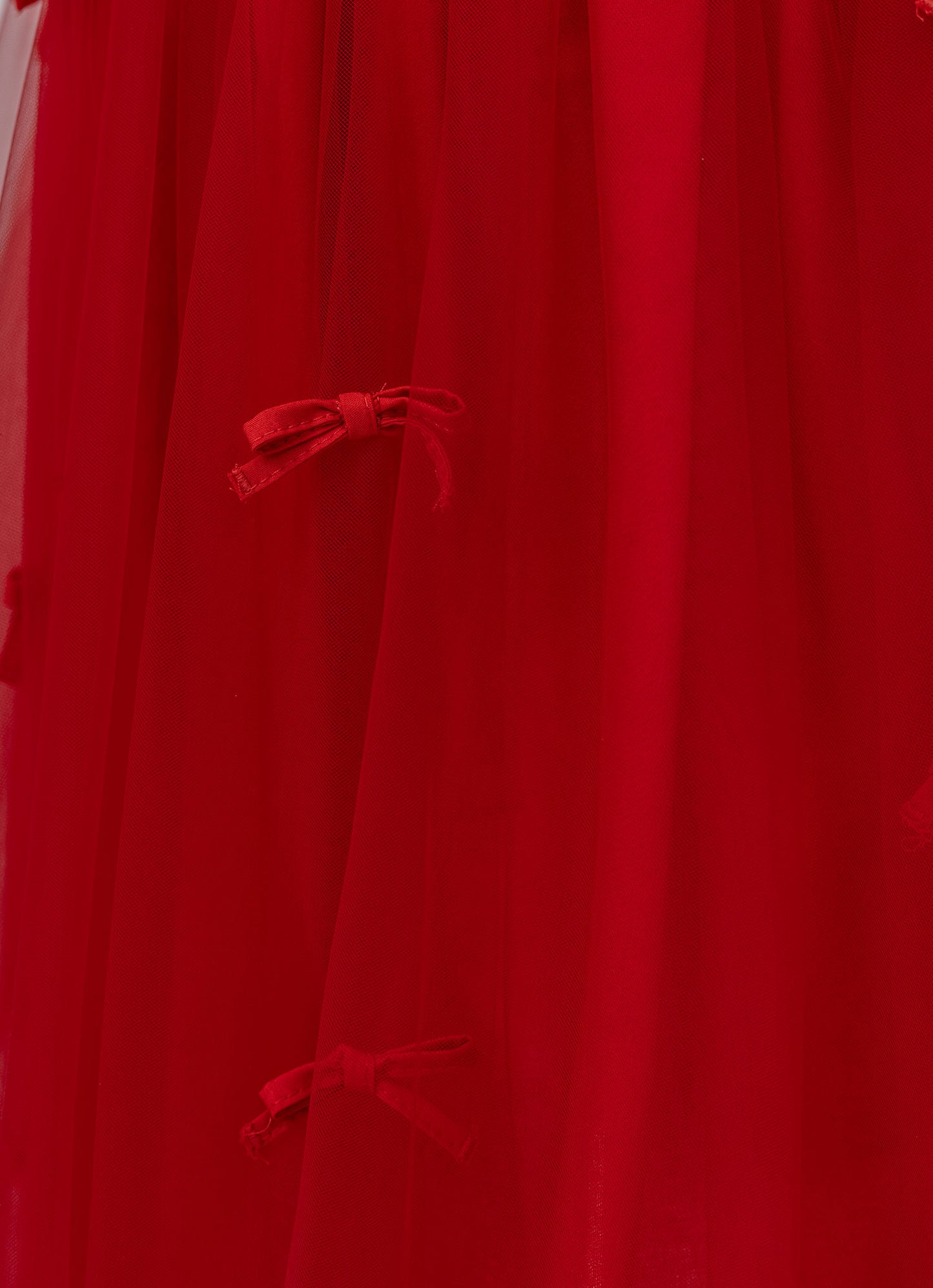 Conjunto Blusa Tule Frufru e Saia Natal