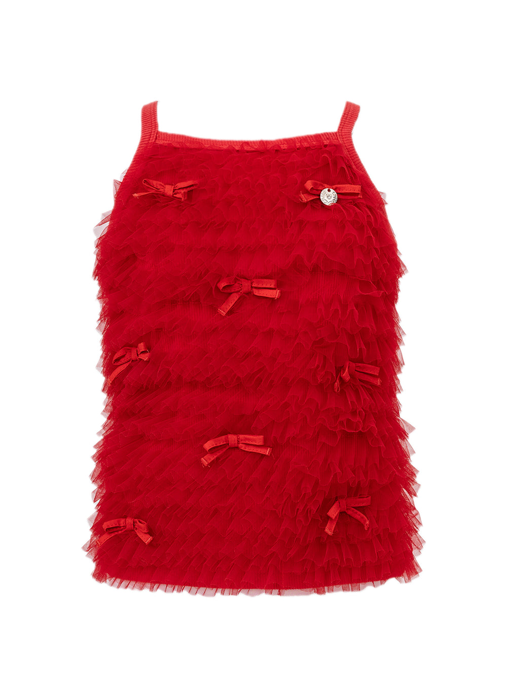 Conjunto Blusa Tule Frufru e Saia Natal