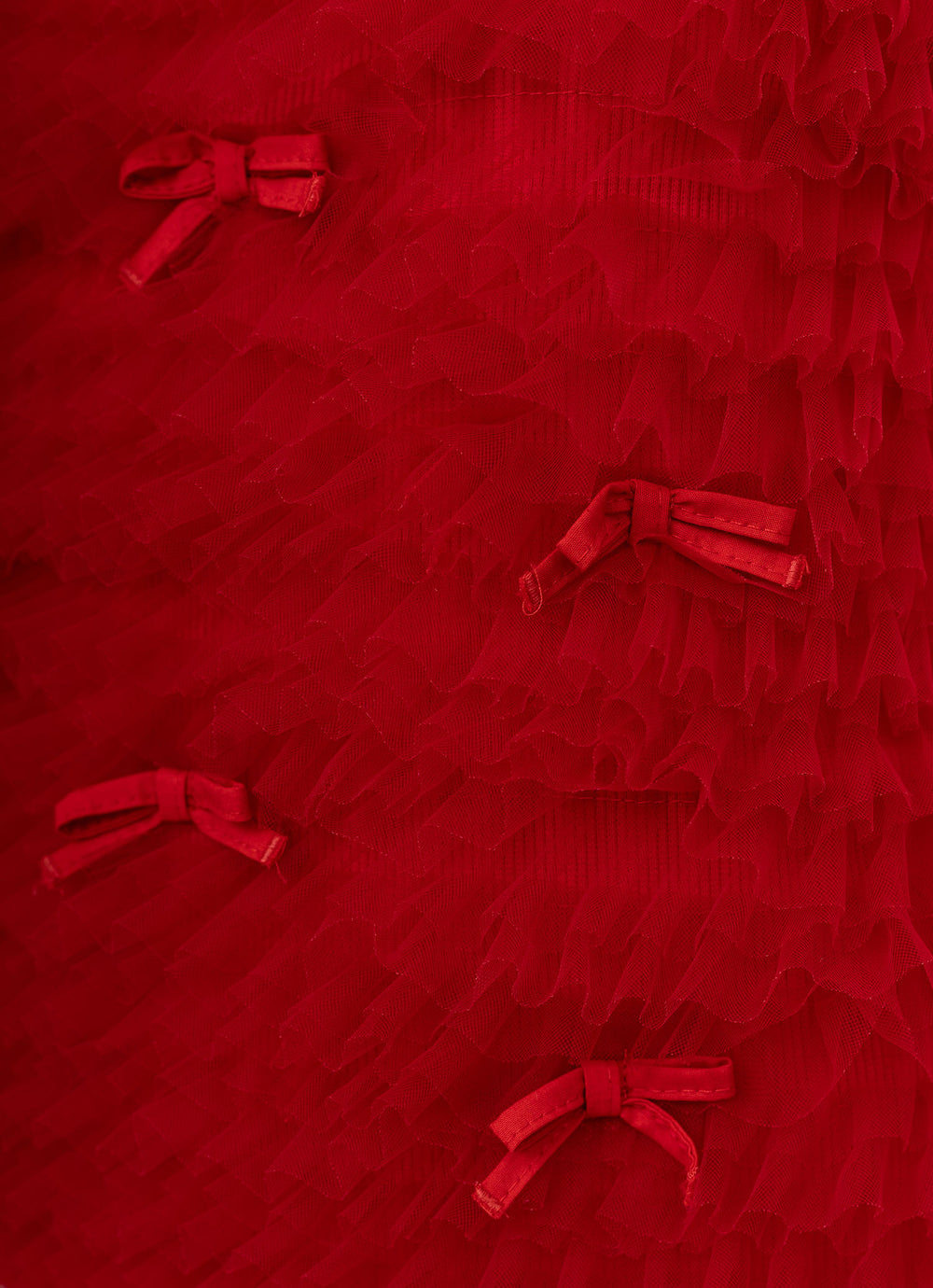 Conjunto Blusa Tule Frufru e Saia Natal