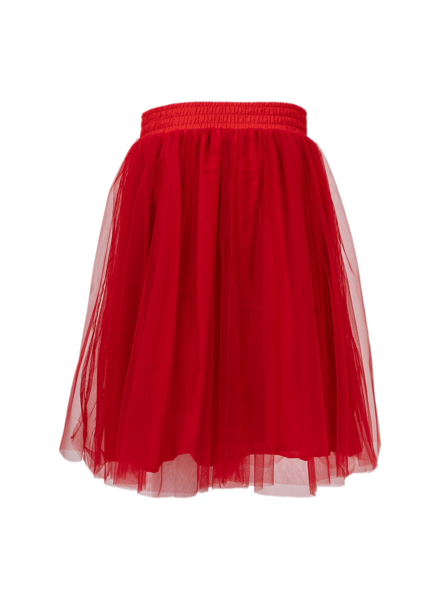 Conjunto Blusa Tule Frufru e Saia Natal