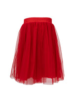 Conjunto Blusa Tule Frufru e Saia Natal