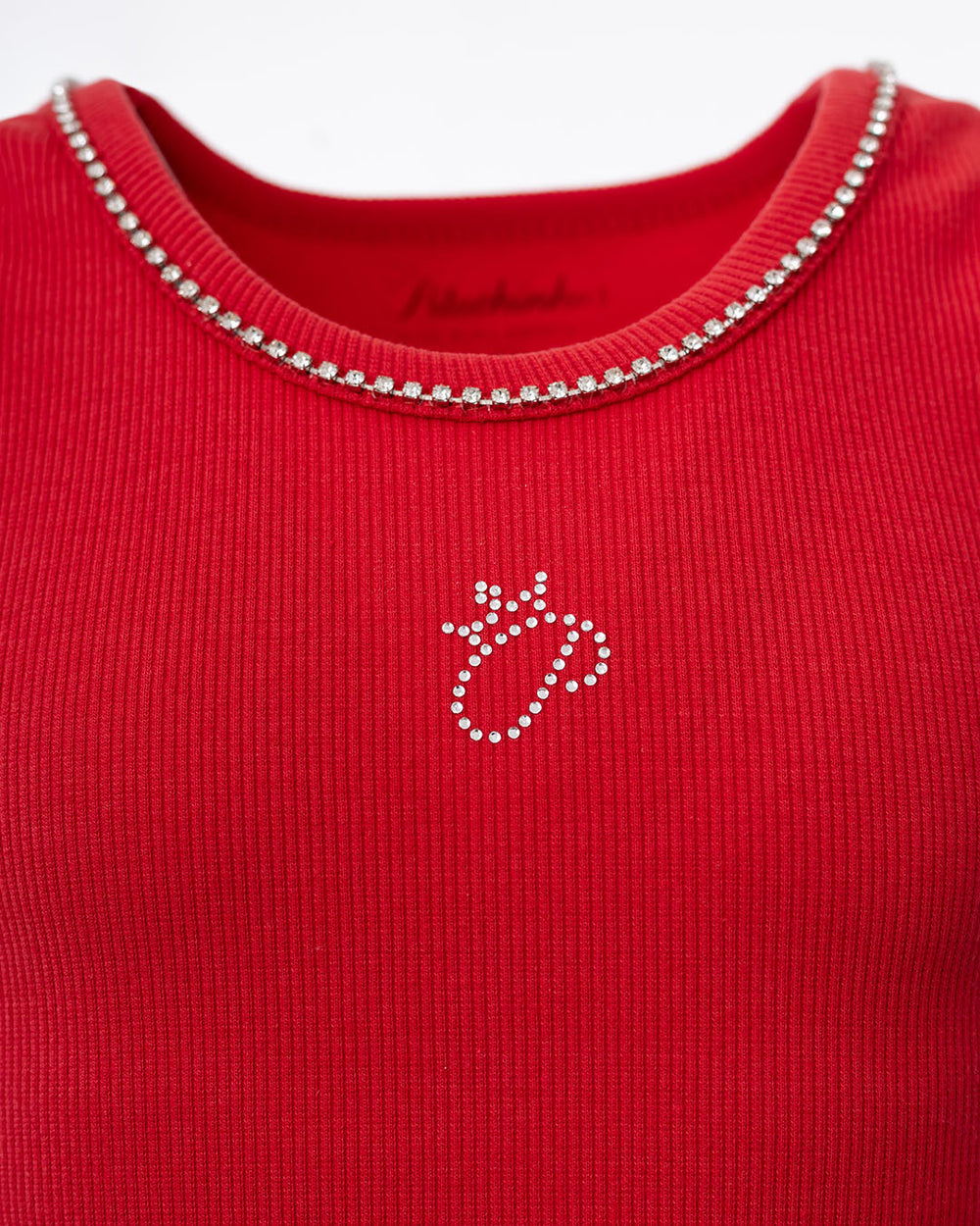 Conjunto Regata Ribana Cristal e Short Algodão Lacinhos Natal