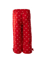 Conjunto Blusa e Pantacourt Algodão Lacinhos Natal