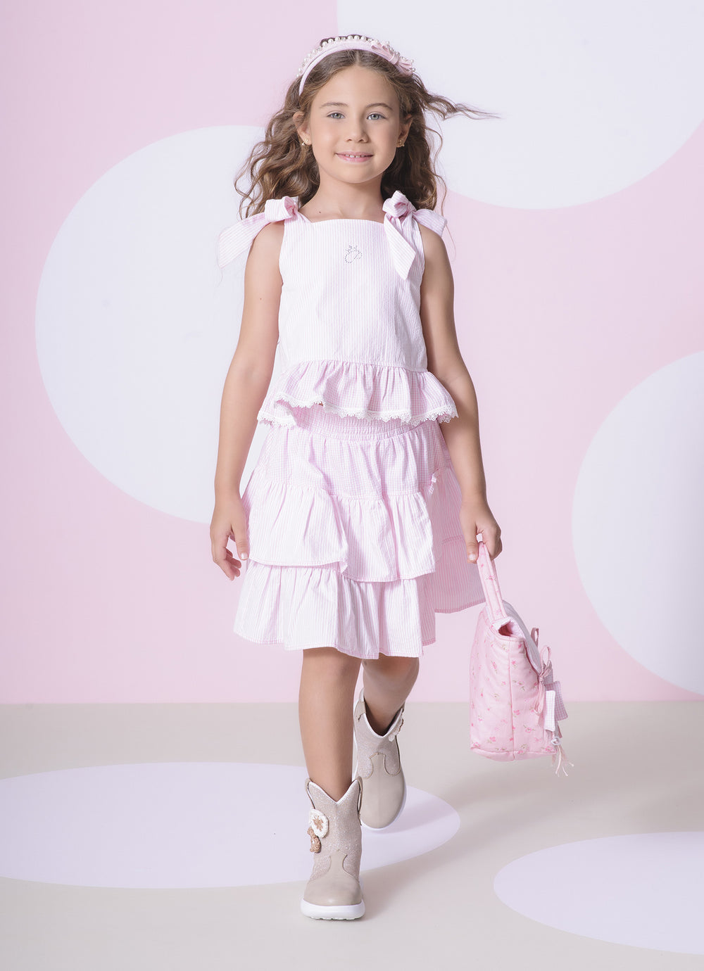 Blusa Algodão Mini Listrado