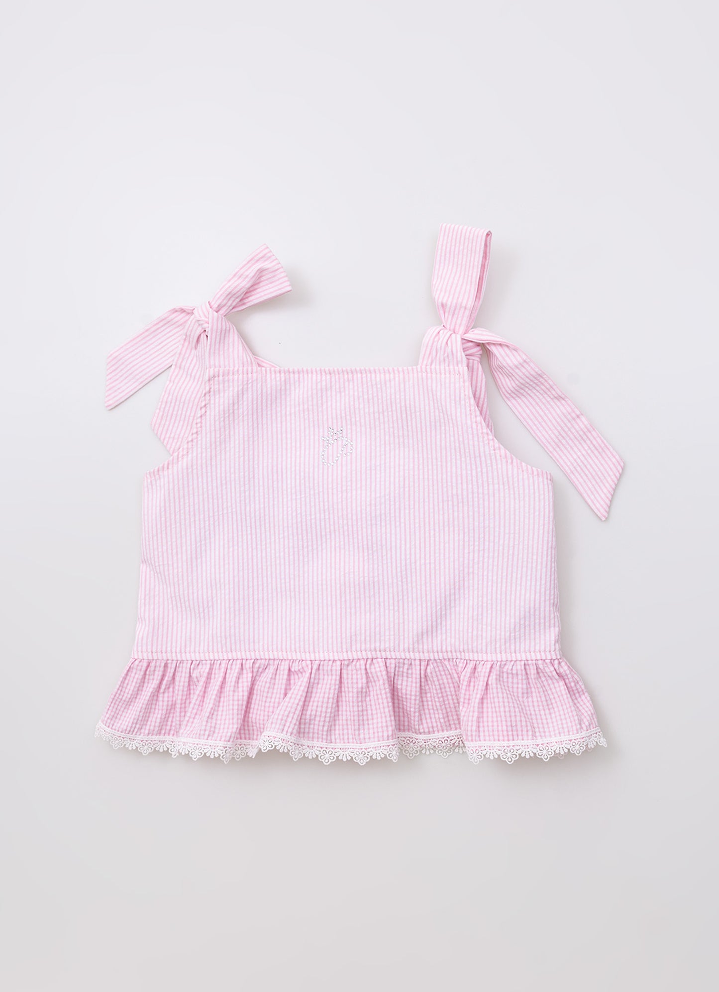 Blusa Algodão Mini Listrado