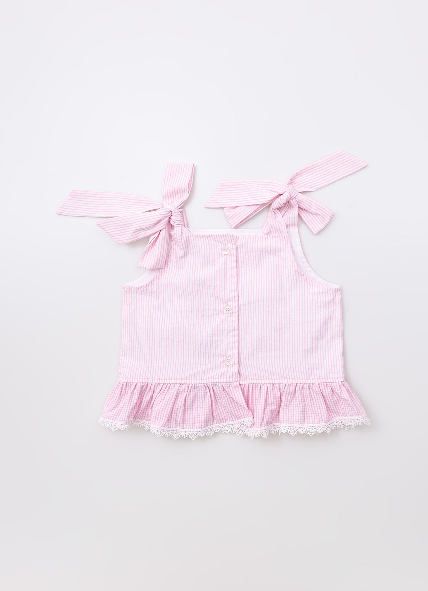 Blusa Algodão Mini Listrado