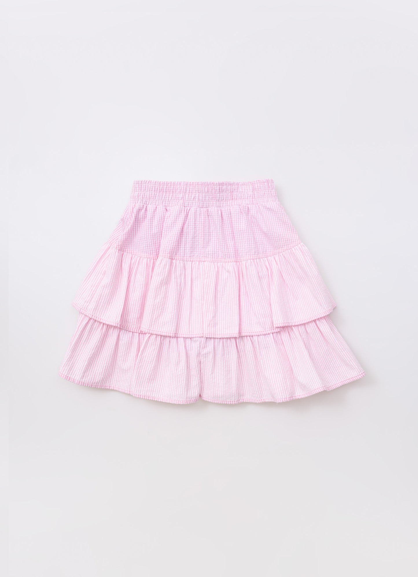 Saia Short Babados Algodão