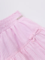 Saia Short Babados Algodão