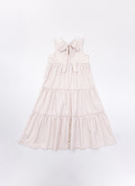 Vestido Midi Tricoline Listrado