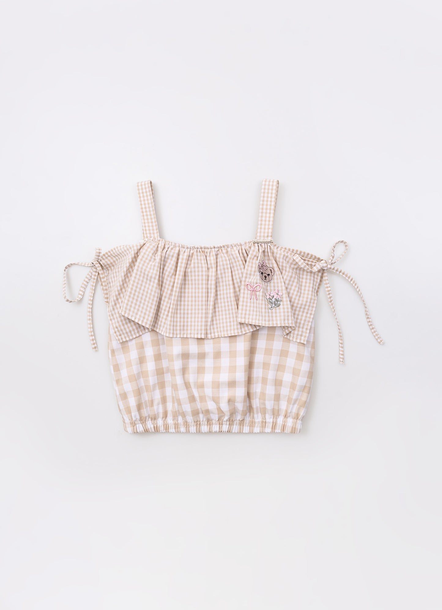 Blusa Ciganinha Algodão Patches