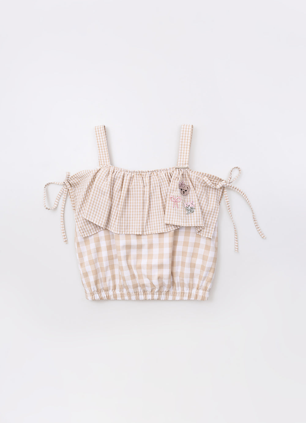 Blusa Ciganinha Algodão Patches