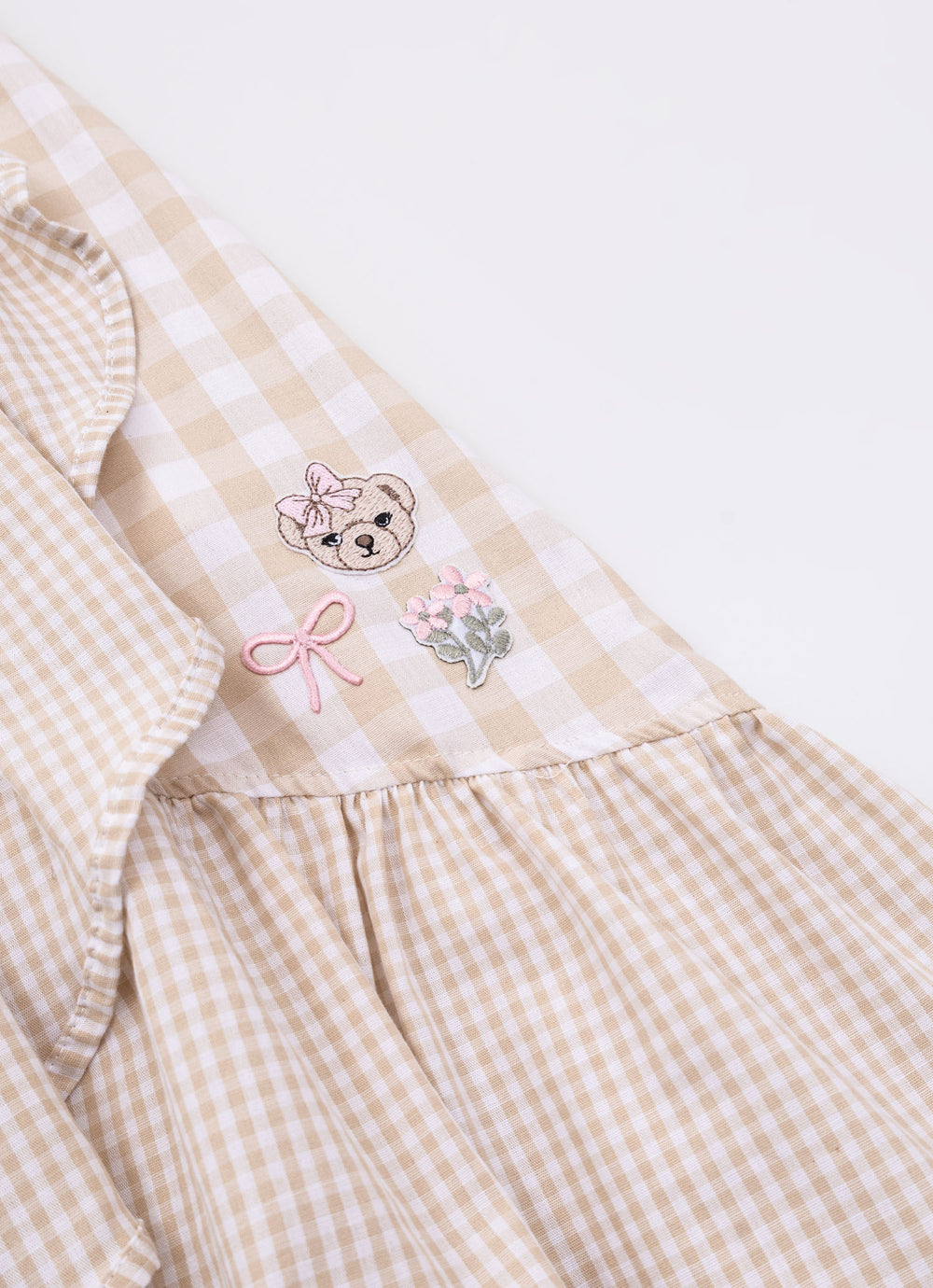 Saia Short Midi Algodão Xadrez