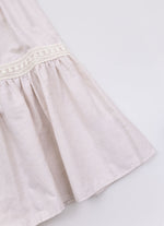 Vestido Algodão Babados Renda