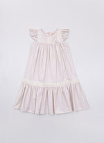 Vestido Algodão Babados Renda