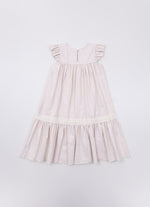 Vestido Algodão Babados Renda