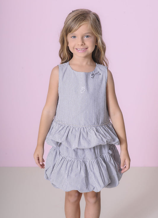 Blusa Algodão Babado Balonê Cristal