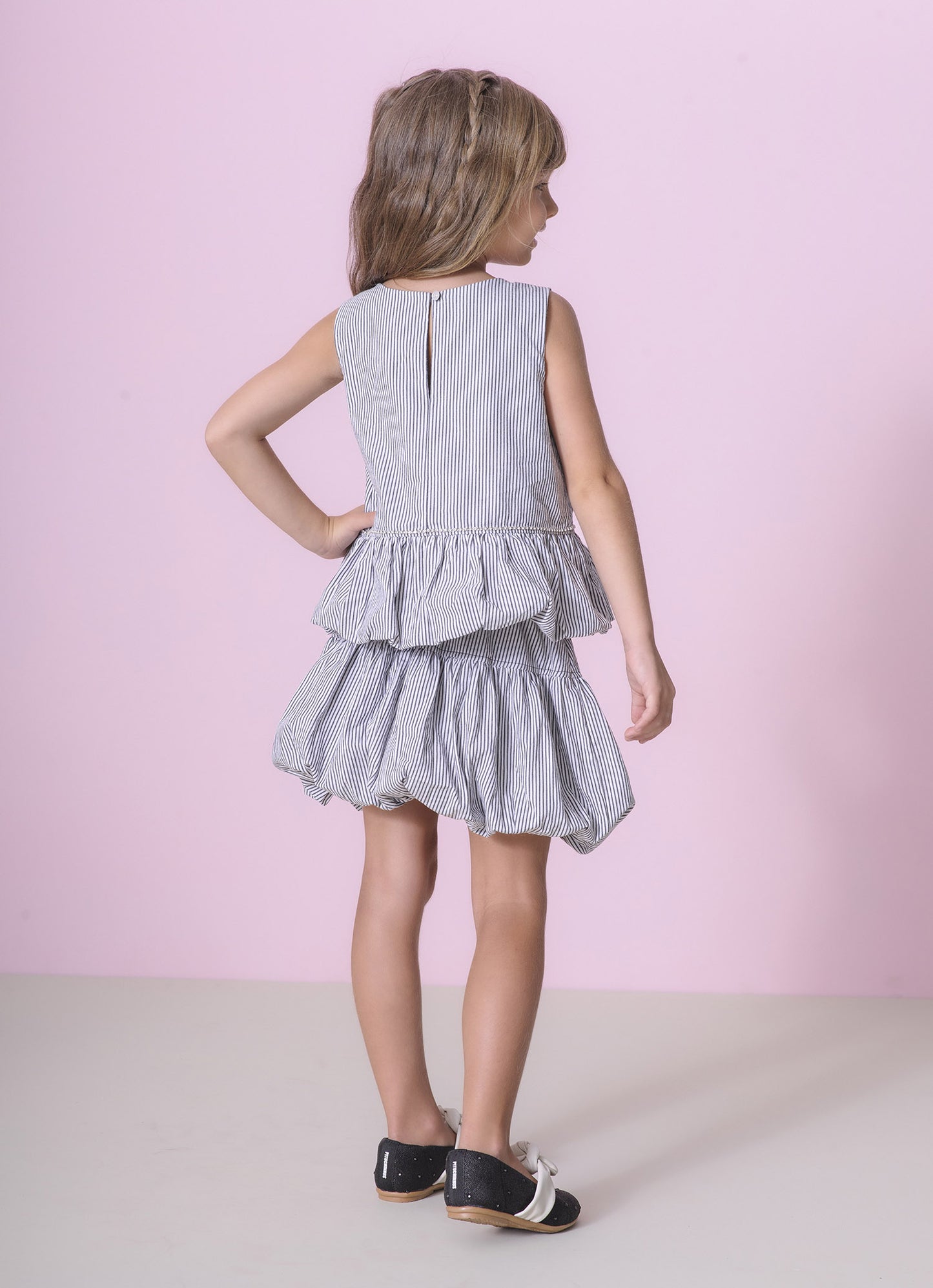Blusa Algodão Babado Balonê Cristal