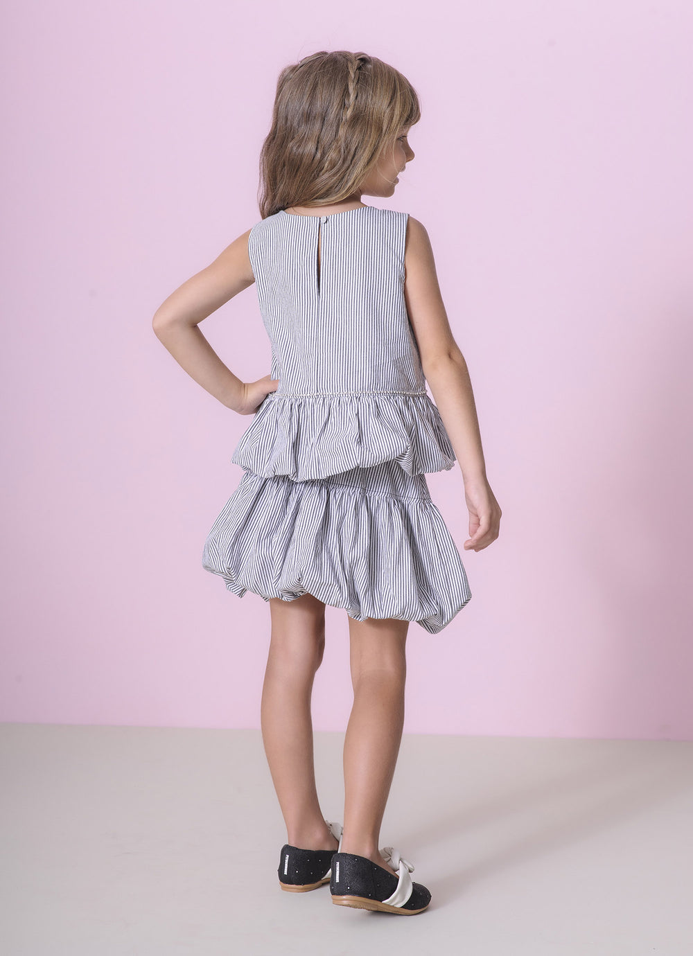 Blusa Algodão Babado Balonê Cristal