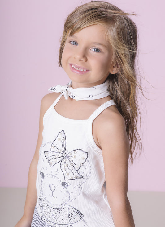 Blusa Alça Ribana Ursinha