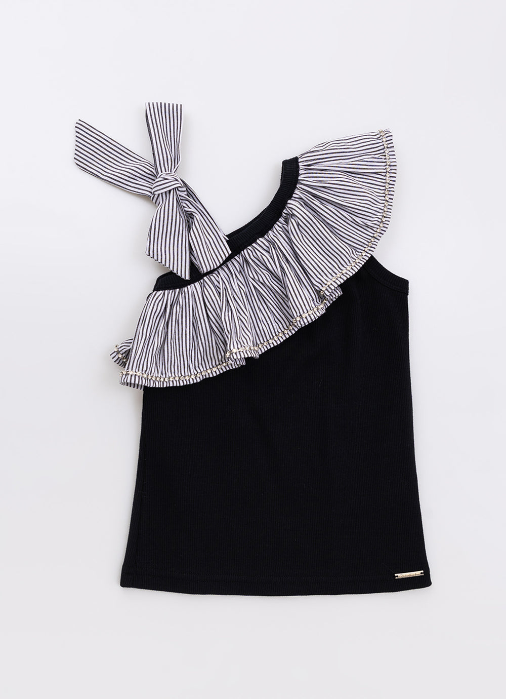 Blusa Ribana Babado Tricoline