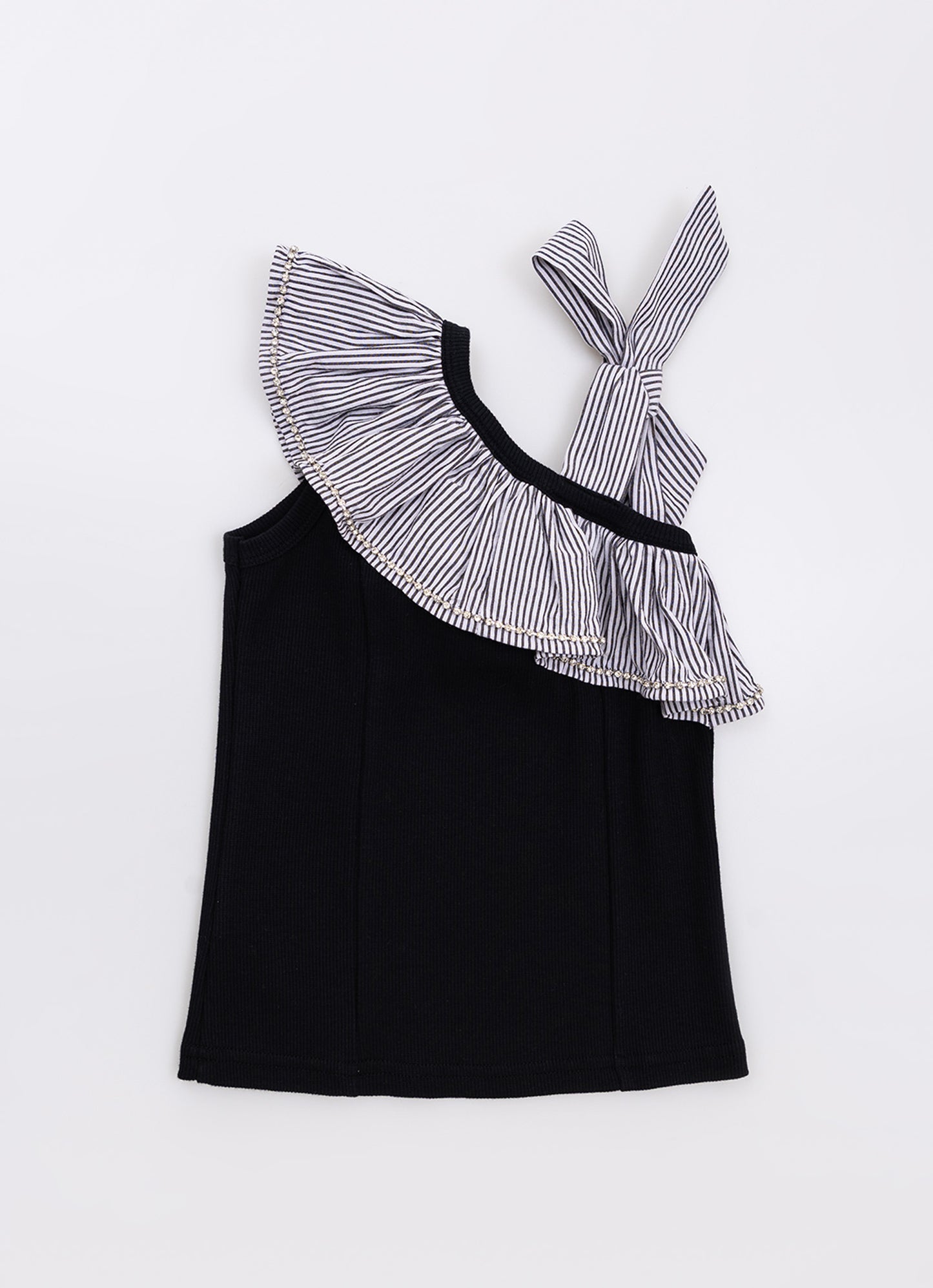 Blusa Ribana Babado Tricoline