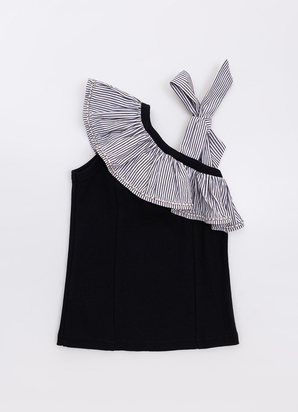 Blusa Ribana Babado Tricoline