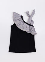 Blusa Ribana Babado Tricoline