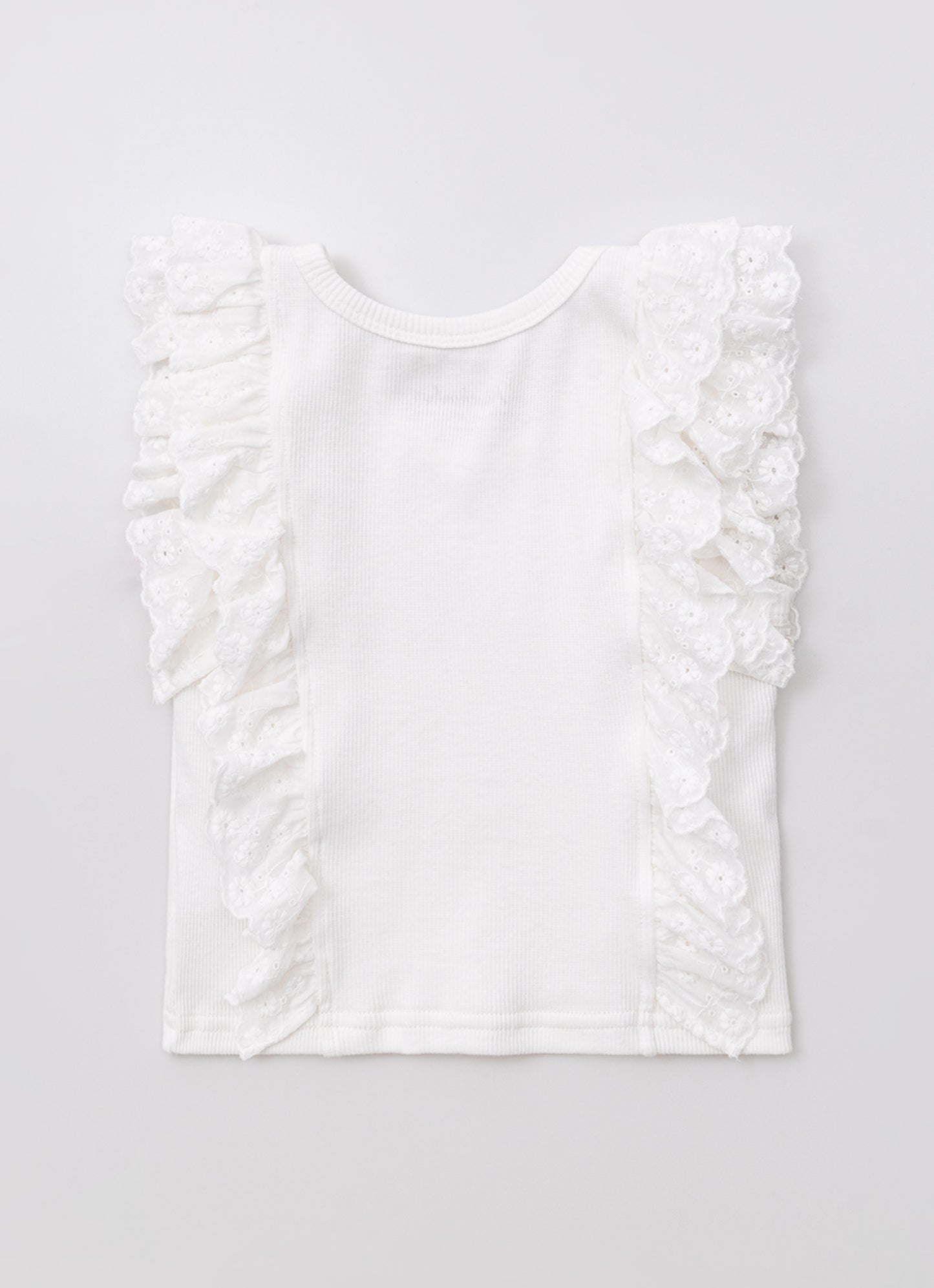 Regata Cropped Rib Babados