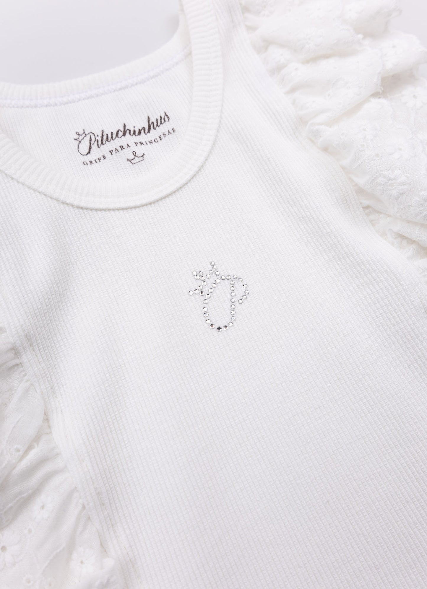Regata Cropped Rib Babados