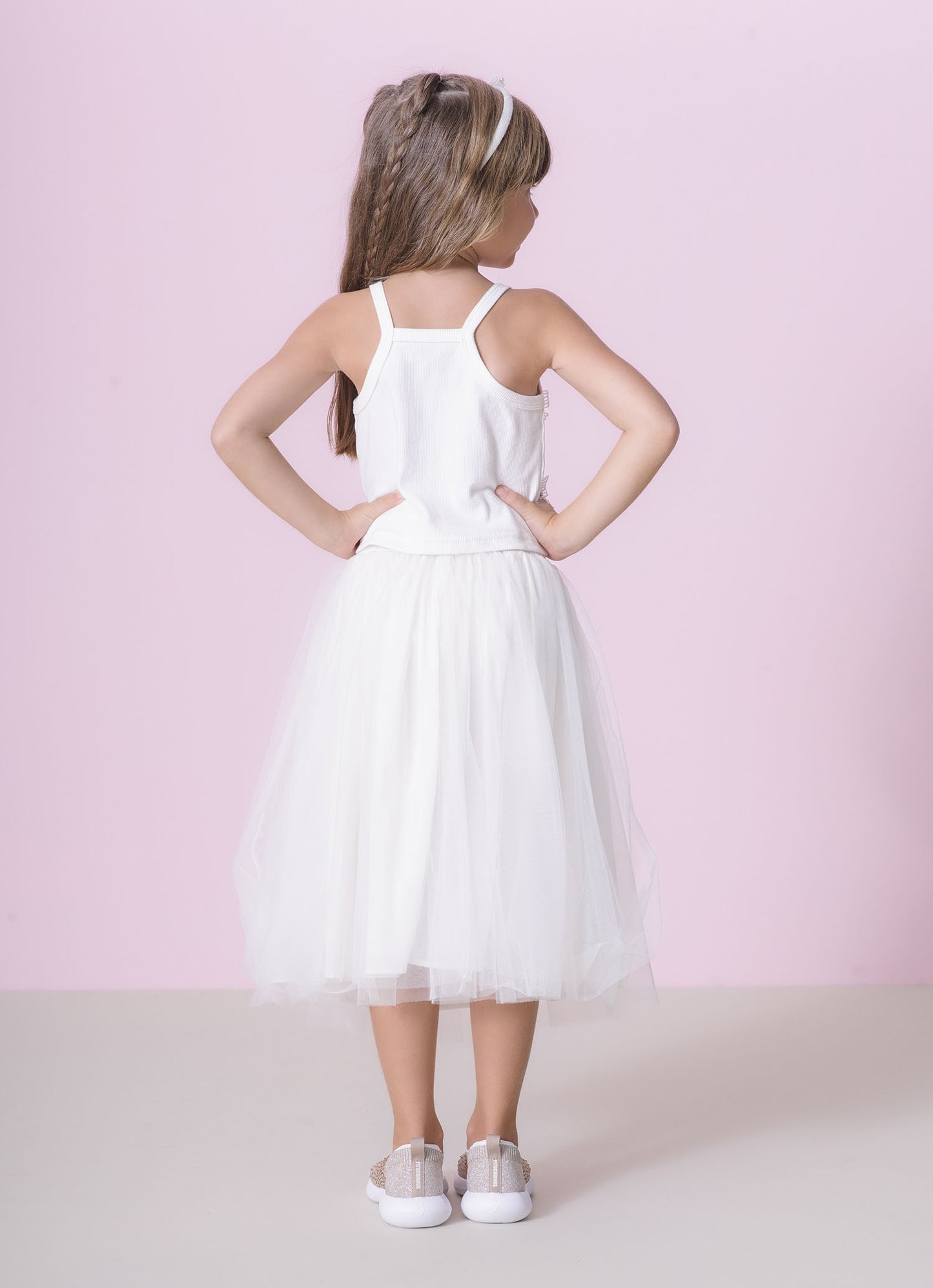 Blusa Alça Cropped Ribana Bordados