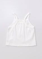 Blusa Alça Cropped Ribana Bordados