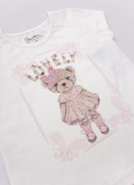 Blusa Cotton Ursinha Bordados