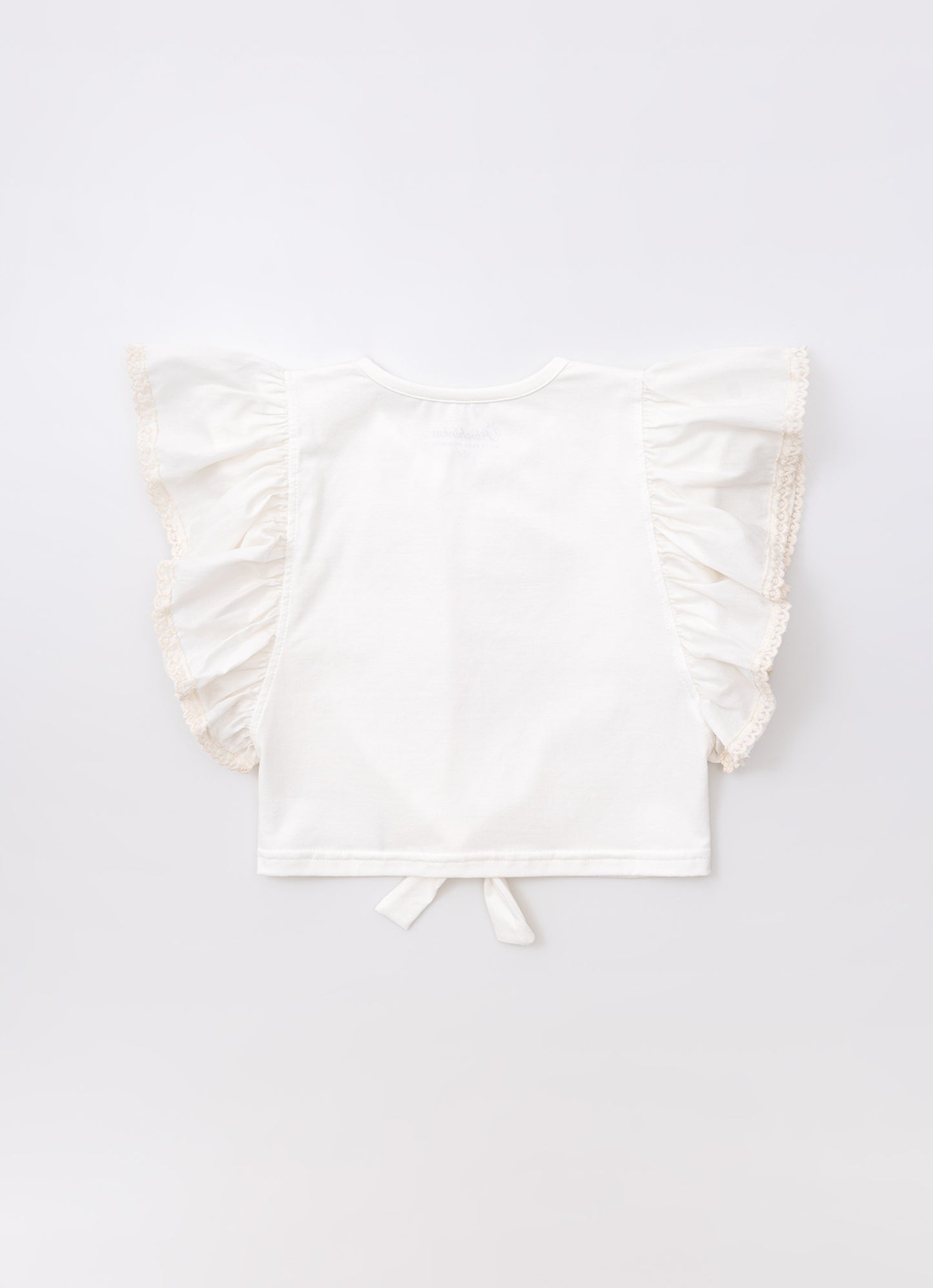 Blusa Cotton Ursinhas Detalhe Babado