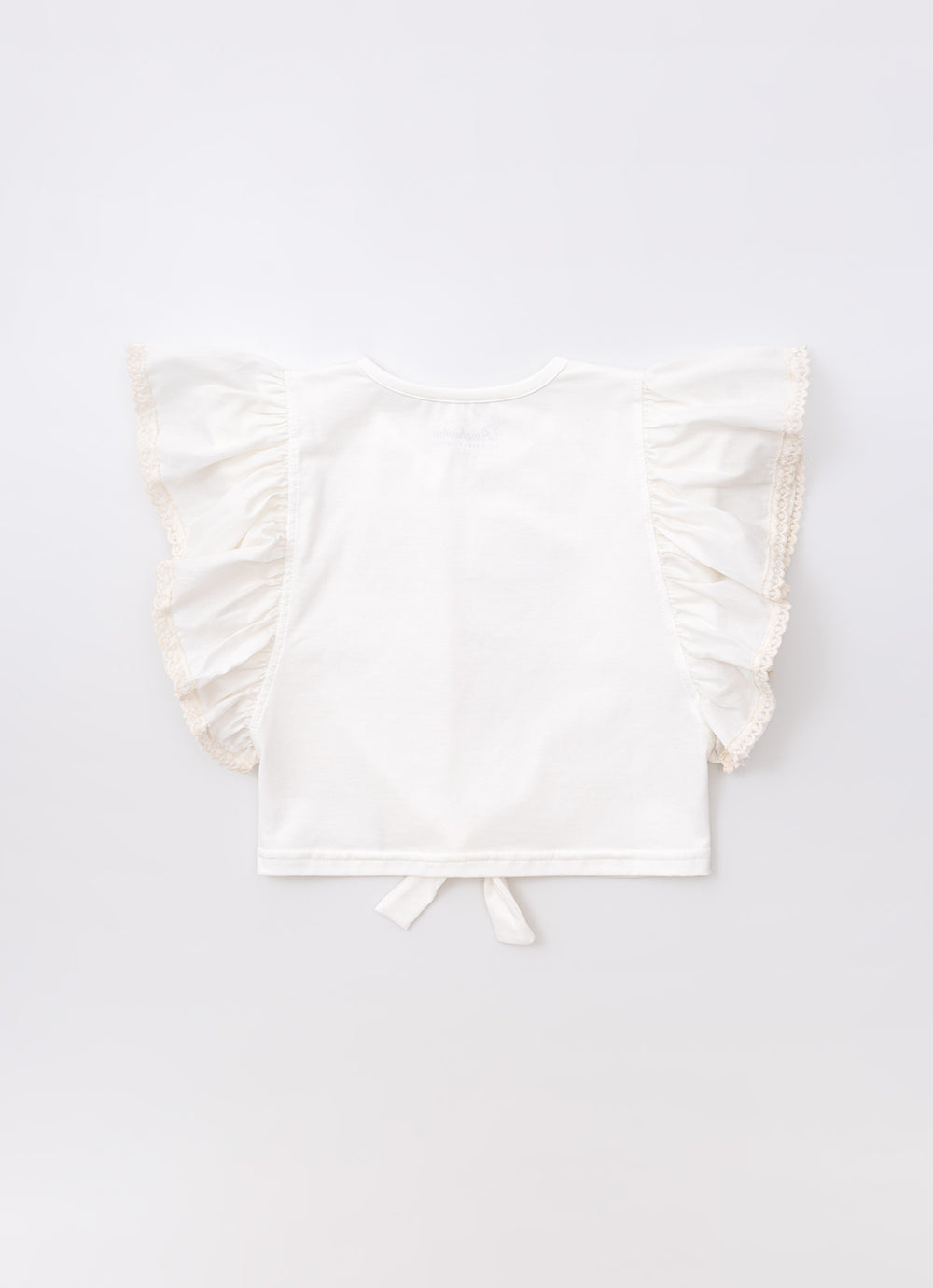 Blusa Cotton Ursinhas Detalhe Babado