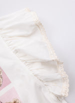 Blusa Cotton Ursinhas Detalhe Babado