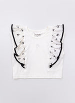 Blusa Cotton Babados P Cristal