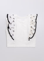 Blusa Cotton Babados P Cristal