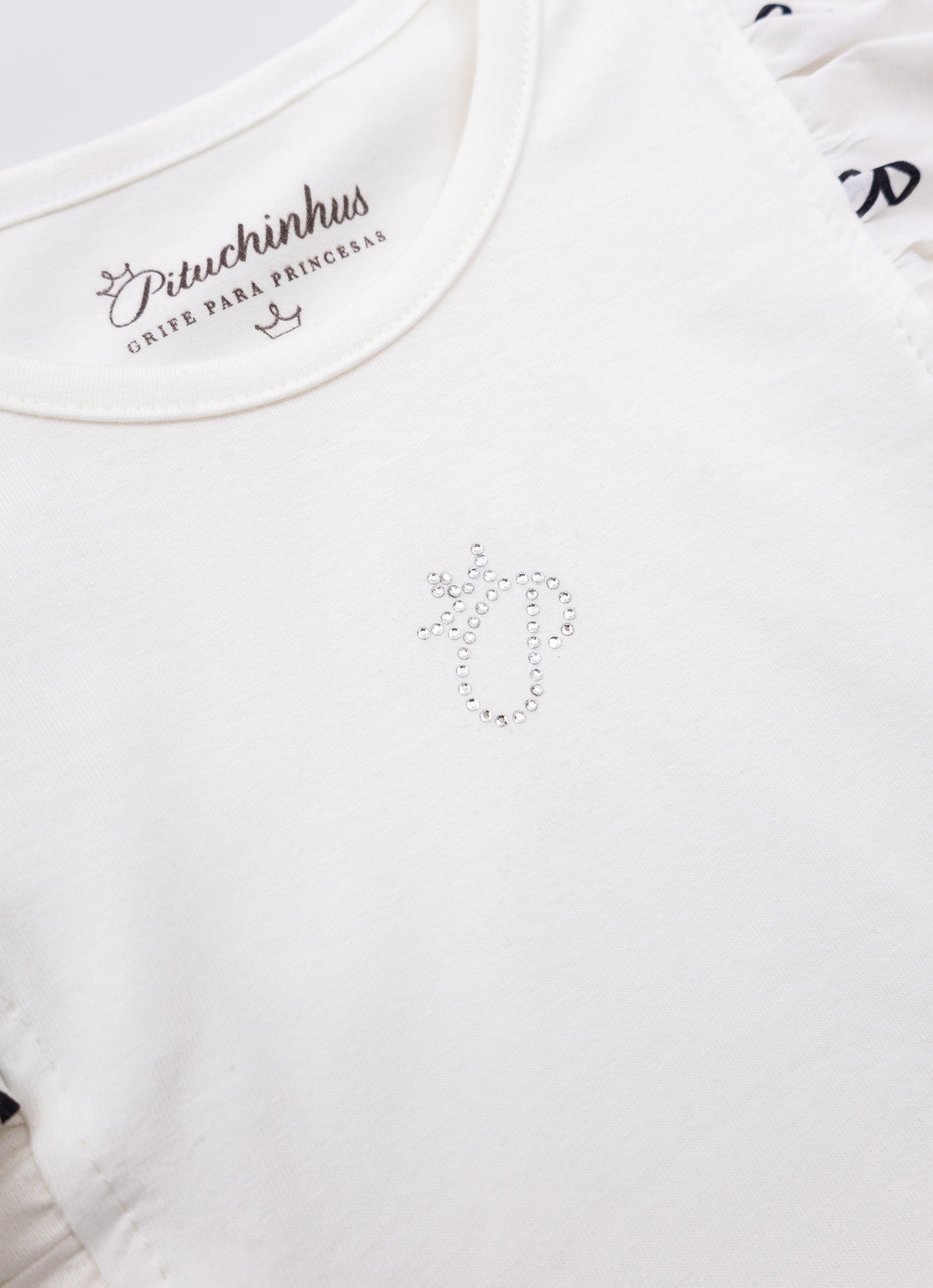 Blusa Cotton Babados P Cristal