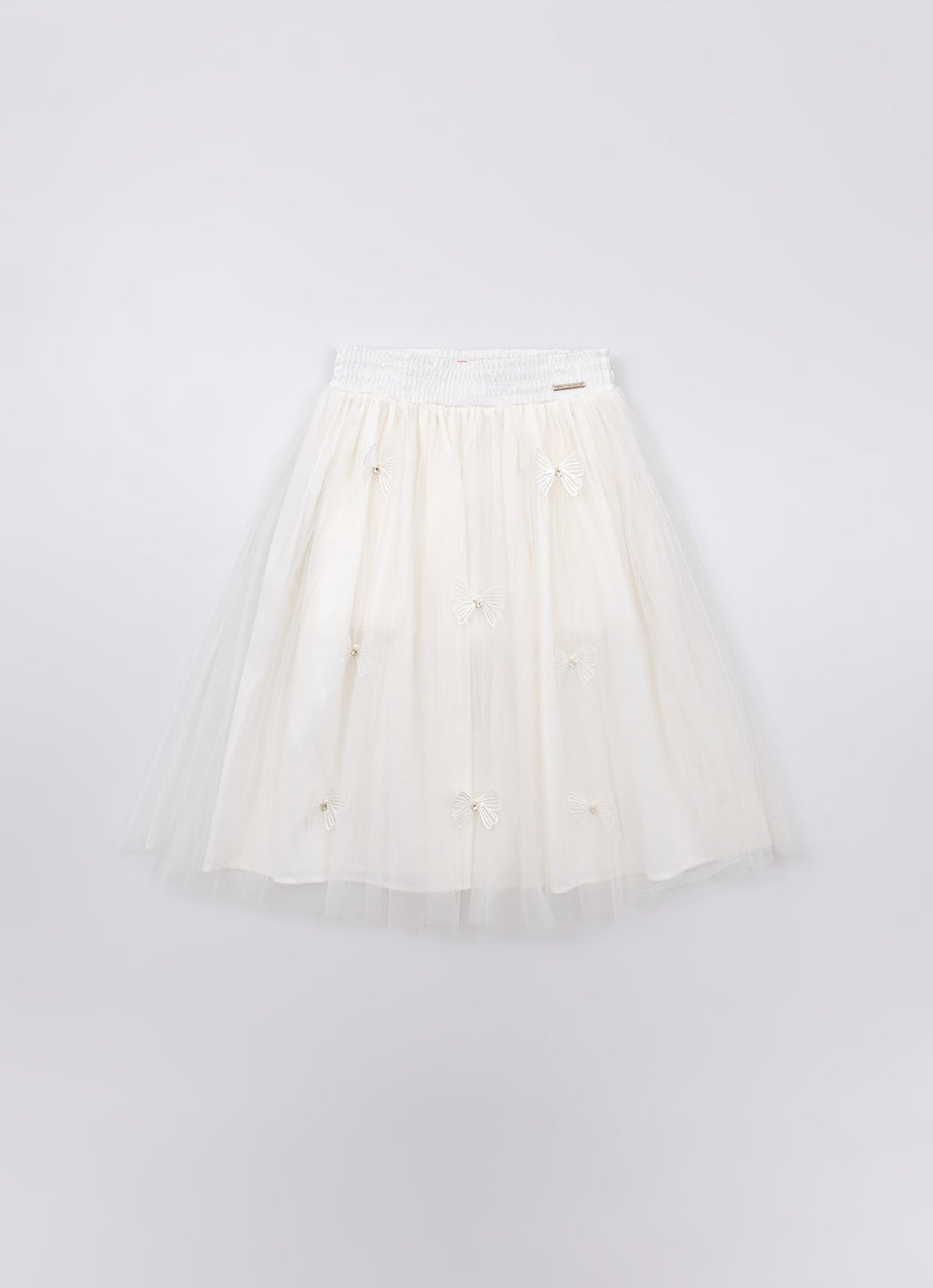 Saia Short Tule Laçinhos Aplicados