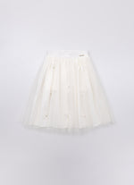 Saia Short Tule Laçinhos Aplicados