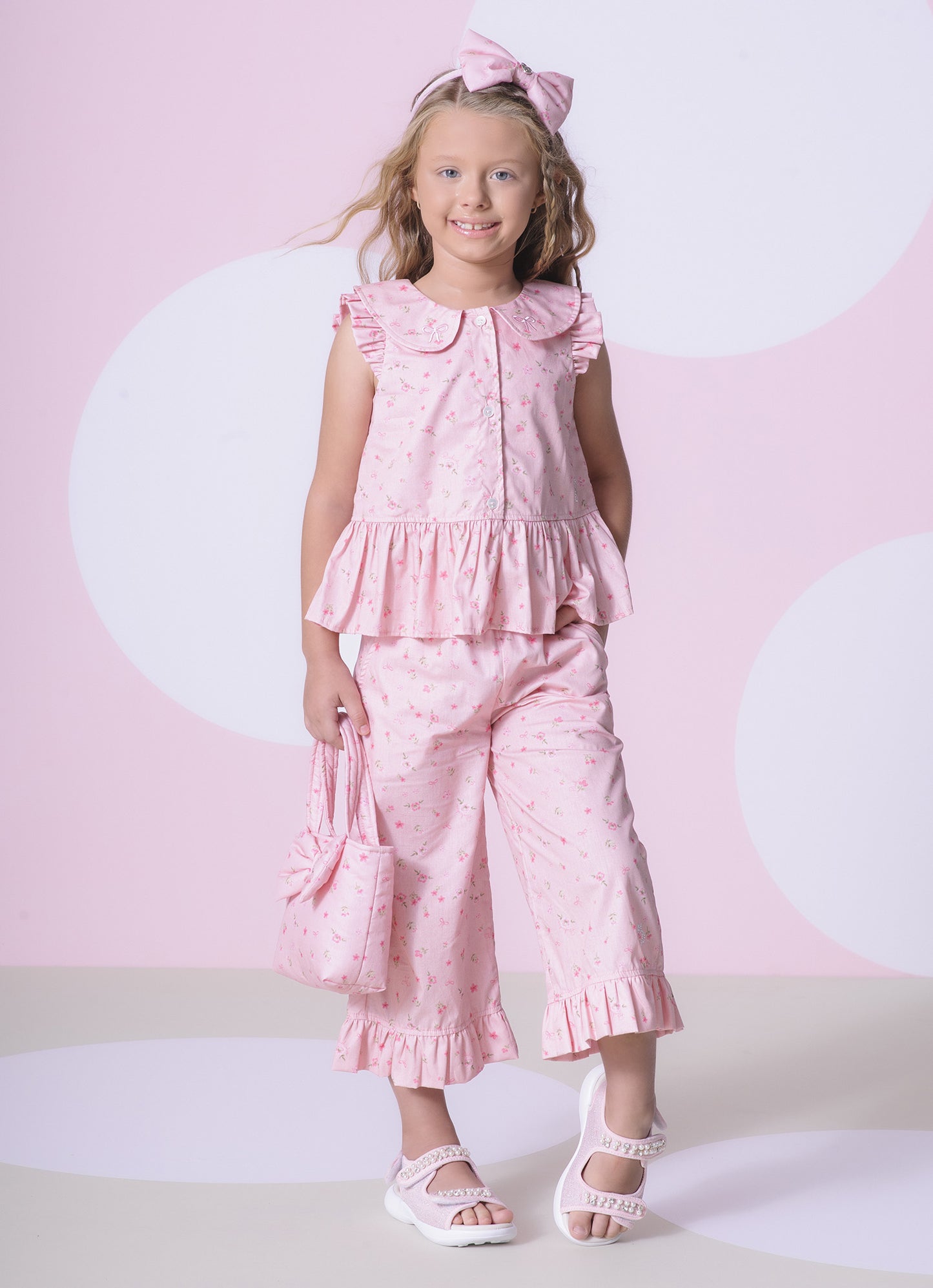 Camisa Algodão Estampa Mini Floral