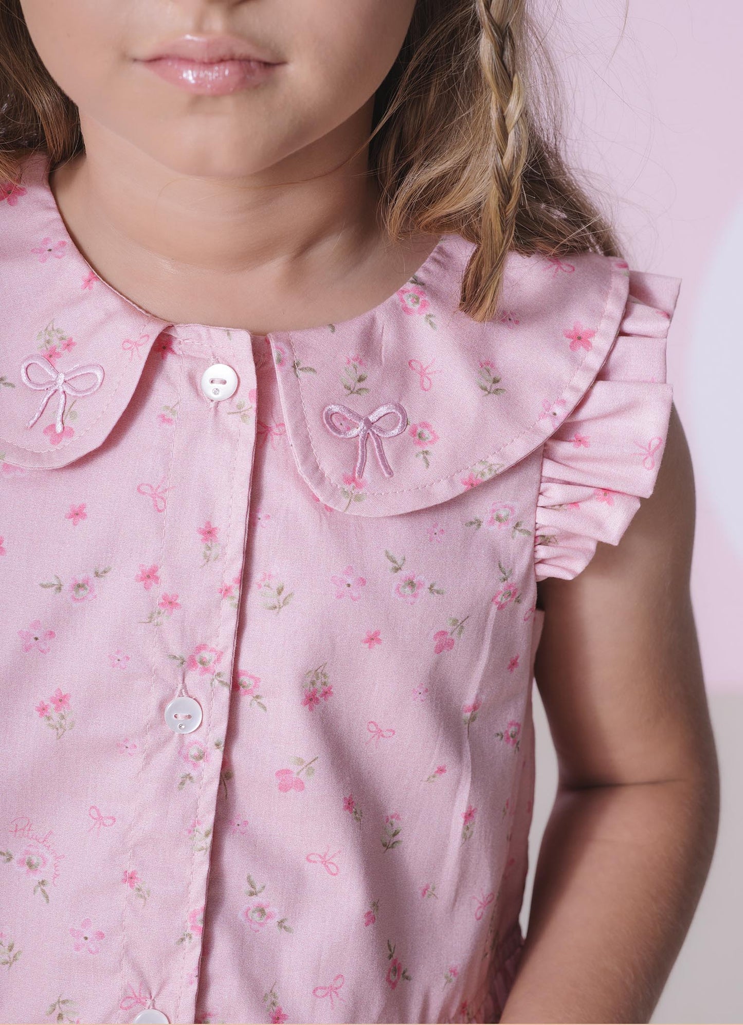 Camisa Algodão Estampa Mini Floral