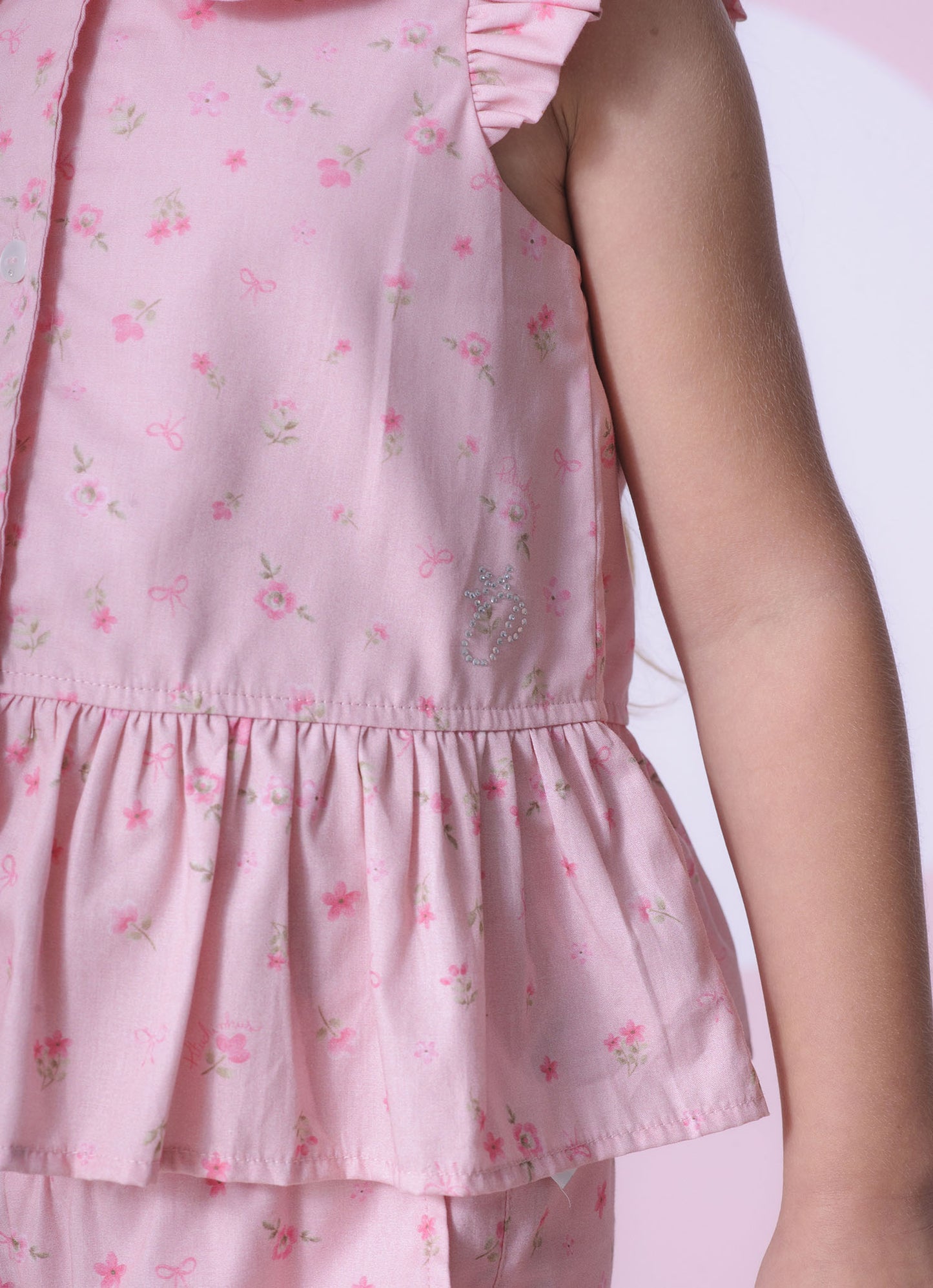 Camisa Algodão Estampa Mini Floral
